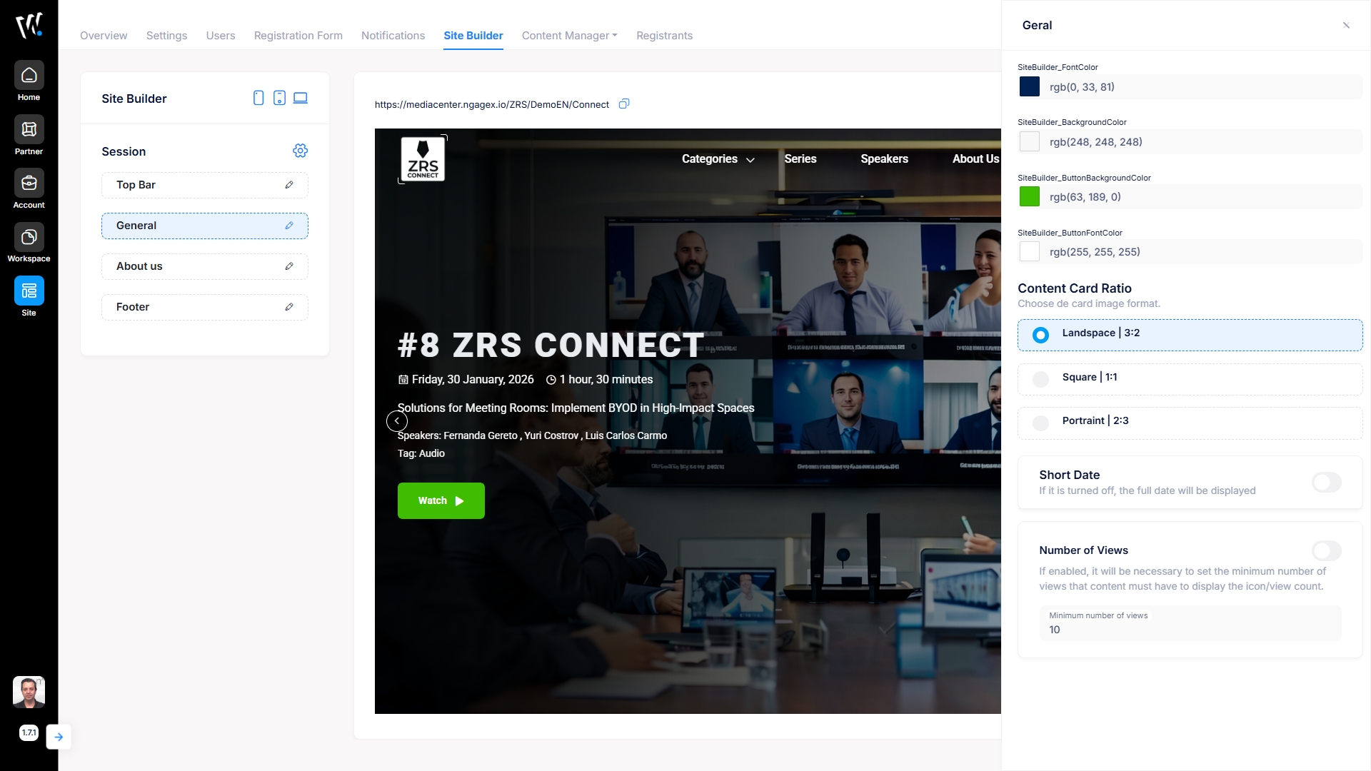 Site Builder