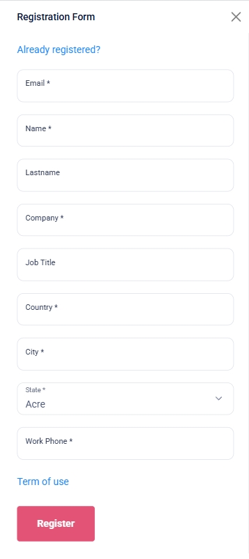 Registration Form